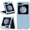 Image de htdmobiles Coque pour Samsung Galaxy Z Flip 5 5G - Housse Etui Rigide Avant et Arriere - Bleu Clair