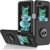 Image de htdmobiles Coque pour Samsung Galaxy Z Flip 5 5G - Housse Etui Rigide Bague Anti Choc magnetique - Noir