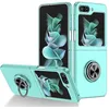 Image de htdmobiles Coque pour Samsung Galaxy Z Flip 5 5G - Housse Etui Rigide Bague Anti Choc magnetique - Bleu Clair
