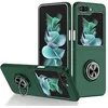 Image de htdmobiles Coque pour Samsung Galaxy Z Flip 5 5G - Housse Etui Rigide Bague Anti Choc magnetique - Vert