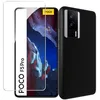Image de htdmobiles Coque pour Xiaomi Poco F5 Pro 5G / Redmi K60 / K60 Pro - Housse Etui Silicone Gel Fine + Film ecran - Noir