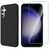 Image de htdmobiles Coque pour Samsung Galaxy S23 FE 5G - Housse Etui Silicone Gel Fine + Film ecran - Noir