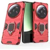 Image de htdmobiles Coque pour Xiaomi 13 Ultra 5G - Housse Etui Rigide Anti Choc + Verre trempe - Rouge