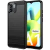Image de htdmobiles Coque pour Xiaomi Redmi A1 / A2 - Housse Etui Silicone Gel Carbone + Film ecran - Noir
