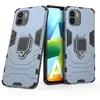 Image de htdmobiles Coque pour Xiaomi Redmi A1 / A2 - Housse Etui Rigide Anti Choc + Film ecran - Bleu Fonce