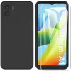 Image de htdmobiles Coque pour Xiaomi Redmi A1 / A2 - Housse Etui Silicone Gel Fine + Verre trempe - Noir