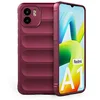 Image de htdmobiles Coque pour Xiaomi Xiaomi Redmi A1 / A2 - Housse Etui Silicone Gel Fine + Verre trempe - Rouge Bordeaux