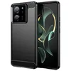 Image de htdmobiles Coque pour Xiaomi 13T / 13T Pro 5G - Housse Etui Silicone Gel Carbone + Film ecran - Noir