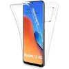 Image de htdmobiles Coque pour Xiaomi Redmi 12 4G - Housse Etui Silicone Gel 360 integrale + Film ecran - Transparent
