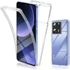 Image de htdmobiles Coque pour Xiaomi 13T / 13T Pro 5G - Housse Etui Silicone Gel 360 integrale + Film ecran - Transparent