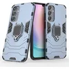 Image de htdmobiles Coque pour Samsung Galaxy A24 4G / A25 4G / 5G - Housse Etui Rigide Anti Choc + Film ecran - Bleu Fonce