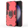 Image de htdmobiles Coque pour Samsung Galaxy S24 5G - Housse Etui Rigide Anti Choc + Film ecran - Rouge
