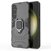 Image de htdmobiles Coque pour Samsung Galaxy S24 Plus 5G - Housse Etui Rigide Anti Choc + Verre trempe - Noir