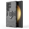 Image de htdmobiles Coque pour Samsung Galaxy S24 Ultra 5G - Housse Etui Rigide Anti Choc + Verre trempe - Noir