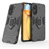 Image de htdmobiles Coque pour Xiaomi Redmi 13C / Poco C65 / Poco M6 5G - Housse Etui Rigide Anti Choc + Verre trempe - Noir