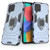 Image de htdmobiles Coque pour Samsung Galaxy M33 5G - Housse Etui Rigide Anti Choc + Film ecran - Bleu Fonce