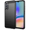 Image de htdmobiles Coque pour Samsung Galaxy A05s - Housse Etui Silicone Gel Carbone + Film ecran - Noir