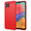 Image de htdmobiles Coque pour Samsung Galaxy M33 5G - Housse Etui Silicone Gel Carbone + Film ecran - Rouge