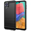 Image de htdmobiles Coque pour Samsung Galaxy M33 5G - Housse Etui Silicone Gel Carbone + Verre trempe - Noir