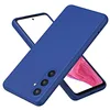 Image de htdmobiles Coque pour Samsung Galaxy S24 5G - Housse Etui Silicone Gel Fine + Verre trempe - Bleu Fonce