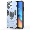Image de htdmobiles Coque pour Xiaomi Redmi 12 4G et 5G / Poco M6 Pro 5G - Housse Etui Rigide Anti Choc + Verre trempe - Bleu Fonce