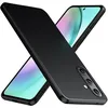 Image de htdmobiles Coque pour Samsung Galaxy A55 5G - Housse Etui Silicone Gel Fine + Film ecran - Noir