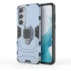 Image de htdmobiles Coque pour Samsung Galaxy A35 5G - Housse Etui Rigide Anti Choc + Verre trempe - Bleu Fonce