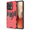 Image de htdmobiles Coque pour Xiaomi Redmi Note 13 5G - Housse Etui Rigide Anti Choc + Film ecran - Rouge