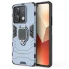 Image de htdmobiles Coque pour Xiaomi Redmi Note 13 5G - Housse Etui Rigide Anti Choc + Verre trempe - Bleu Fonce