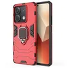 Image de htdmobiles Coque pour Xiaomi Redmi Note 13 5G - Housse Etui Rigide Anti Choc + Verre trempe - Rouge