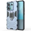 Image de htdmobiles Coque pour Xiaomi Redmi Note 13 Pro 5G / Poco X6 5G - Housse Etui Rigide Anti Choc + Film ecran - Bleu Fonce
