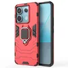 Image de htdmobiles Coque pour Xiaomi Redmi Note 13 Pro 5G / Poco X6 5G - Housse Etui Rigide Anti Choc + Film ecran - Rouge