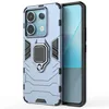 Image de htdmobiles Coque pour Xiaomi Redmi Note 13 Pro 5G / Poco X6 5G - Housse Etui Rigide Anti Choc + Verre trempe - Bleu Fonce