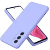 Image de htdmobiles Coque pour Samsung Galaxy A55 5G - Housse Etui Silicone Gel Fine + Film ecran - Mauve