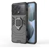Image de htdmobiles Coque pour Xiaomi Redmi K70E 5G / Poco X6 Pro 5G - Housse Etui Rigide Anti Choc + Verre trempe - Noir