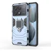 Image de htdmobiles Coque pour Xiaomi Redmi K70E 5G / Poco X6 Pro 5G - Housse Etui Rigide Anti Choc + Verre trempe - Bleu Fonce