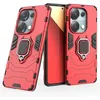 Image de htdmobiles Coque pour Xiaomi Redmi Note 13 Pro 4G / Poco M6 Pro 4G - Housse Etui Rigide Anti Choc + Verre trempe - Rouge