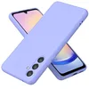 Image de htdmobiles Coque pour Samsung Galaxy A24 4G / A25 5G - Housse Etui Silicone Gel Fine + Film ecran - Mauve