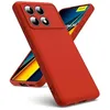 Image de htdmobiles Coque pour Xiaomi Redmi K70E 5G / Poco X6 Pro 5G - Housse Etui Silicone Gel Fine + Verre trempe - Rouge