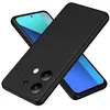 Image de htdmobiles Coque pour Xiaomi Redmi Note 13 4G - Housse Etui Silicone Gel Fine + Film ecran - Noir