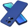 Image de htdmobiles Coque pour Xiaomi Redmi Note 13 4G - Housse Etui Silicone Gel Fine + Film ecran - Bleu Fonce