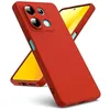 Image de htdmobiles Coque pour Xiaomi Redmi Note 13 5G - Housse Etui Silicone Gel Fine + Verre trempe - Rouge