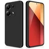 Image de htdmobiles Coque pour Xiaomi Redmi Note 13 Pro 4G / Poco M6 Pro 4G - Housse Etui Silicone Gel Fine + Verre trempe - Noir