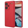 Image de htdmobiles Coque pour Xiaomi Redmi Note 13 Pro+ Plus 5G - Housse Etui Silicone Gel Fine + Verre trempe - Rouge