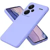 Image de htdmobiles Coque pour Xiaomi Redmi Note 13 Pro+ Plus 5G - Housse Etui Silicone Gel Fine + Verre trempe - Mauve