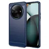 Image de htdmobiles Coque pour Xiaomi Redmi A3 / Poco C61 4G - Housse Etui Silicone Gel Carbone + Verre trempe - Bleu Fonce