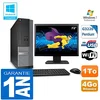 Image de Dell PC 3020 SFF Intel G3220 Ram 4Go Disque 1 to WiFi W7 Ecran 19" (Reconditionné)