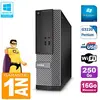 Image de Dell PC 3020 SFF Intel G3220 Ram 16Go Disque 250 Go Graveur DVD WiFi W7