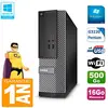 Image de Dell PC 3020 SFF Intel G3220 Ram 16Go Disque 500 Go Graveur DVD WiFi W7 (Reconditionné)