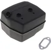 Image de Pot d'échappement adaptable avec joint compatible avec Husqvarna 61, 268 et 272